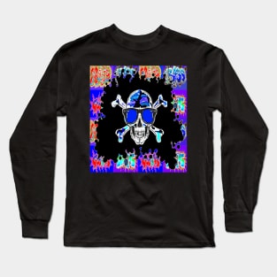 graffiti urban skull Long Sleeve T-Shirt